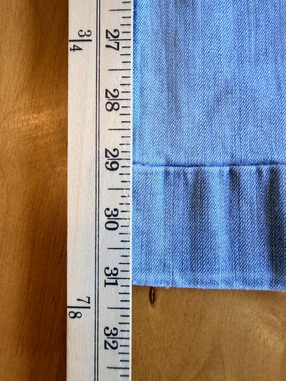 The Limited Denim 678 Light Wash Flare Jeans Wide Cuff Size 4 Low Rise 552 - Picture 2 of 11